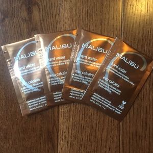 4 Malibu C Hard Water Stain Rust Orange Hair Remover Removal Packets